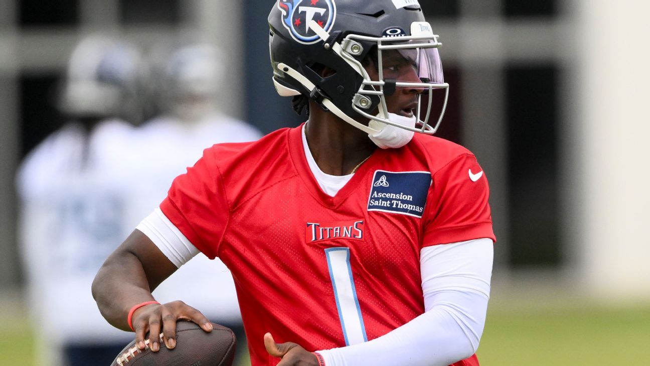 Cam Ward impressed at the Tennessee Titans Small Training Camp