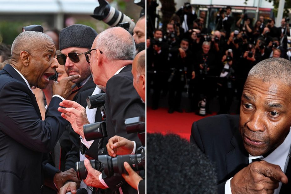 Cannes incident saw Denzel Washington shouting to the photographer, the photographer caught him