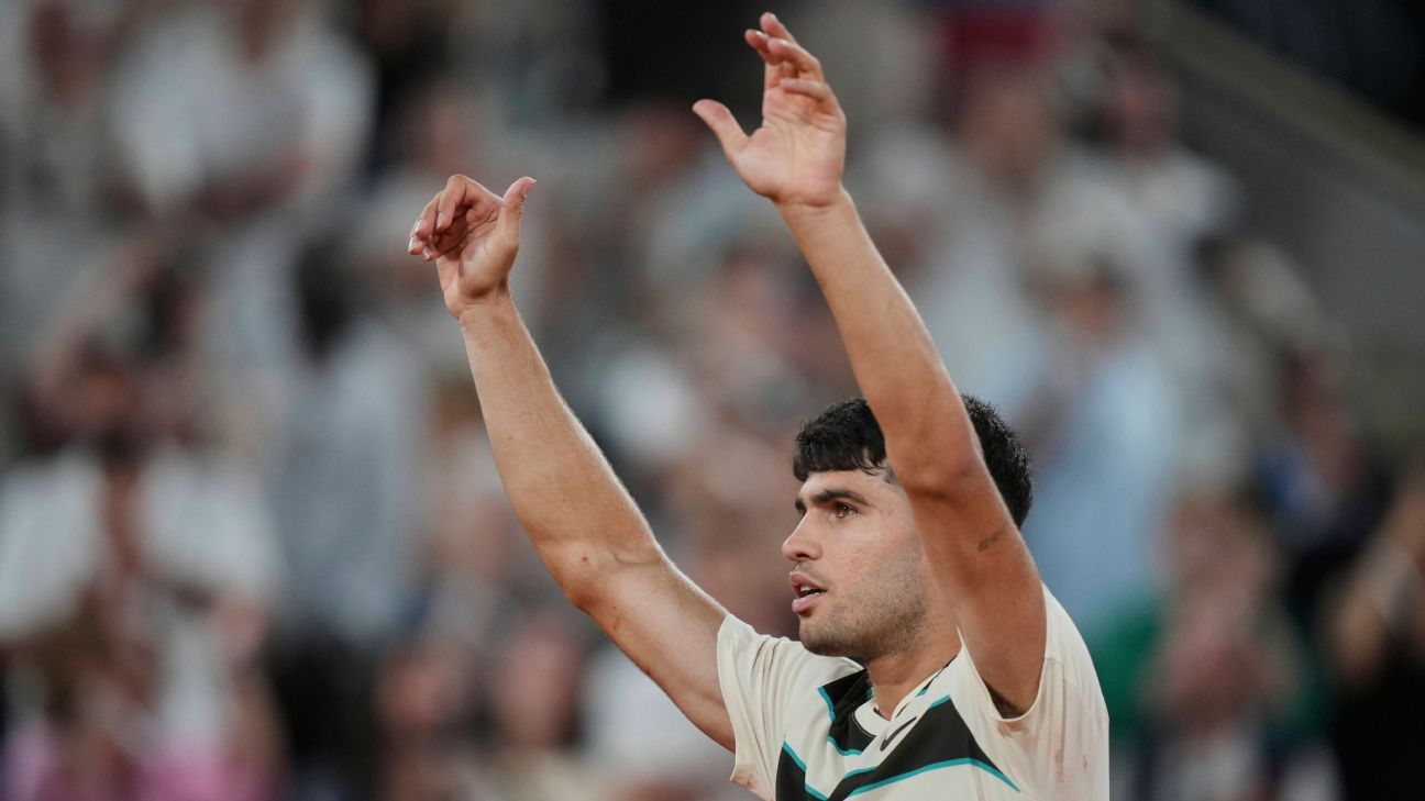 Carlos Alcaraz's Laborer enters the fourth round of the French Open; Ben Sheldon next