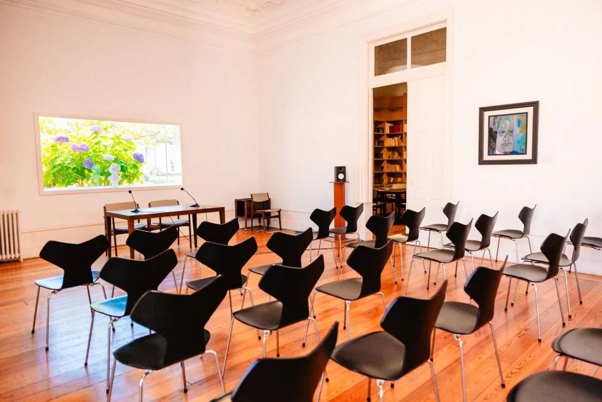 Casa de cidadãos de idiomas para o dia português