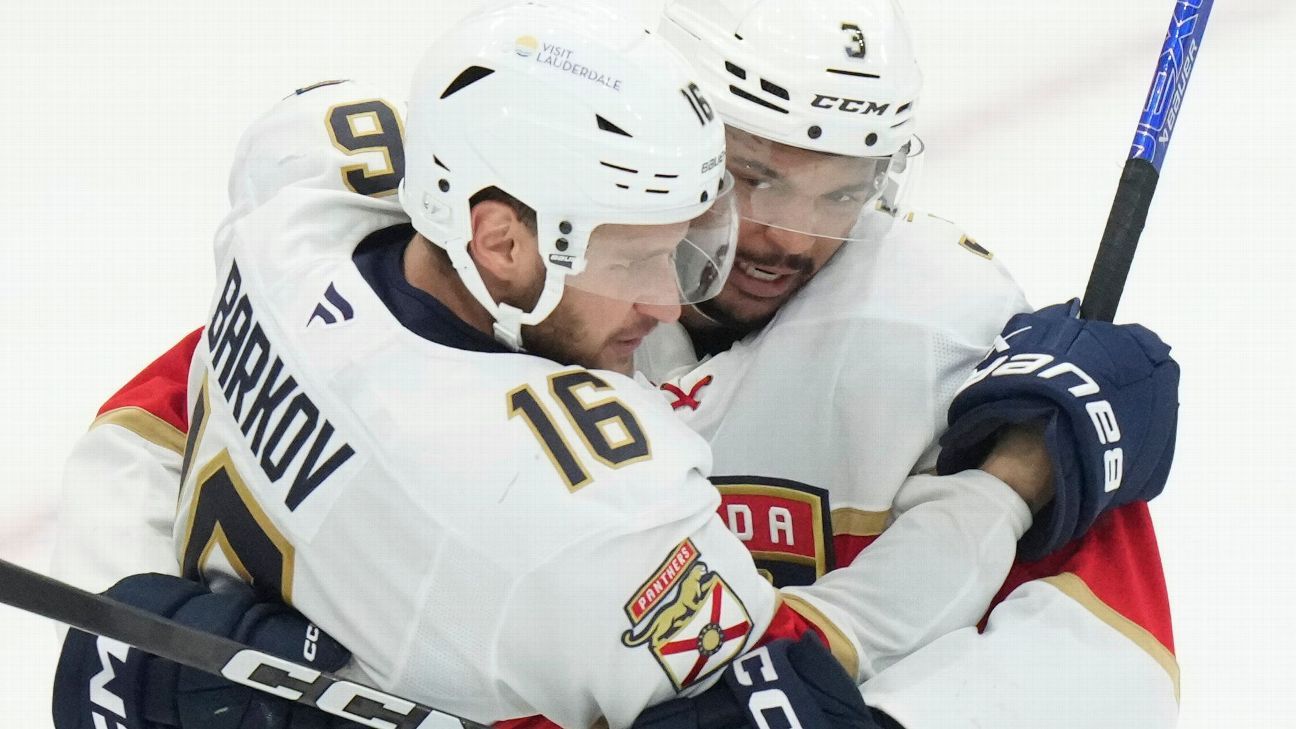Champions Panthers parade in Game 7, eliminating maple leaves