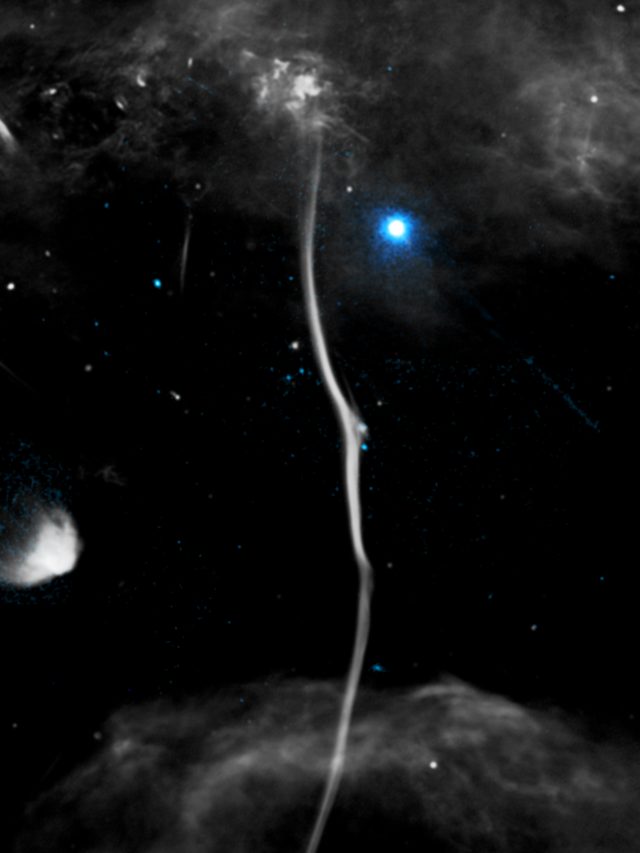 Chandra from NASA diagnoses the cause of rupture in the galactic “bone”