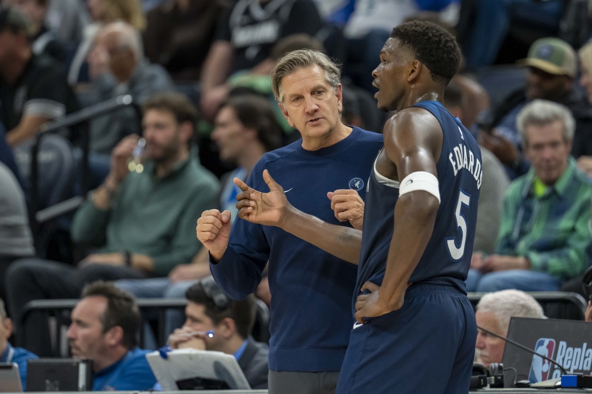 Chris Finch feels honest about Anthony Edwards' ankle injury