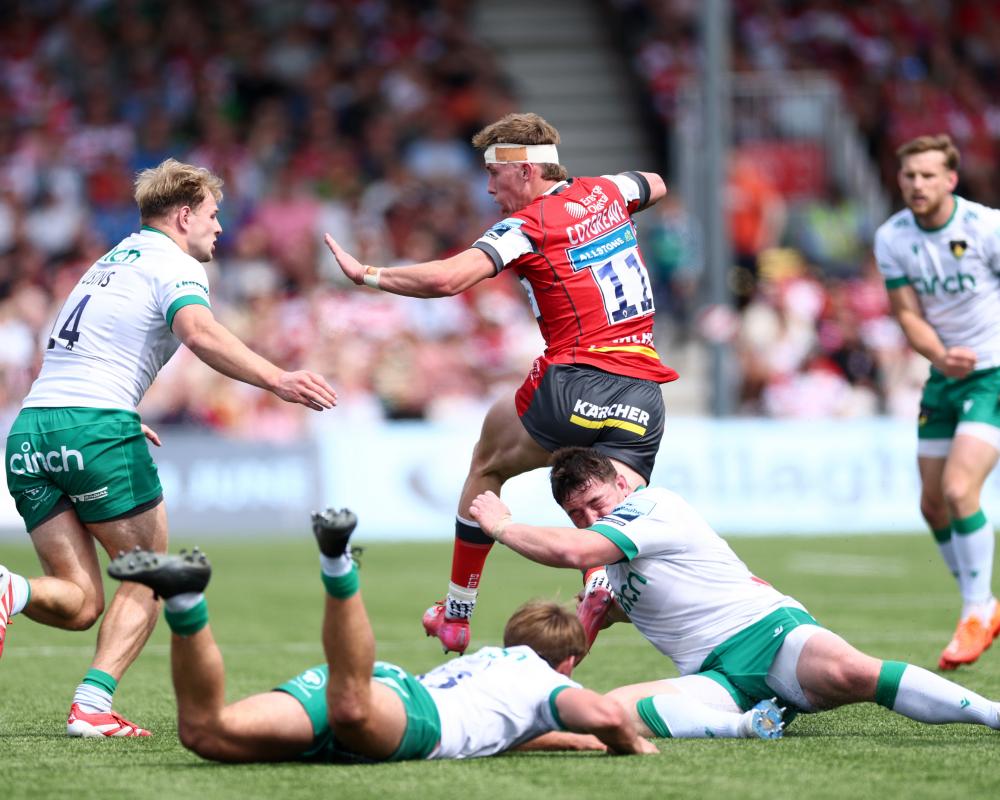 Cotgreave hat tricks Gloucester win Northampton, but no playoff berth