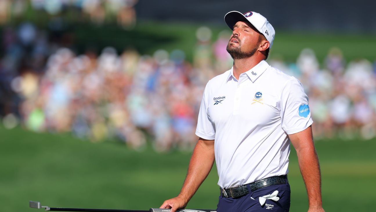 DeChambeau “behind 8 goals” and sits 6 in the PGA Championship