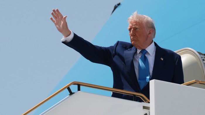 Donald Trump returns from Middle East deals to family economic depression