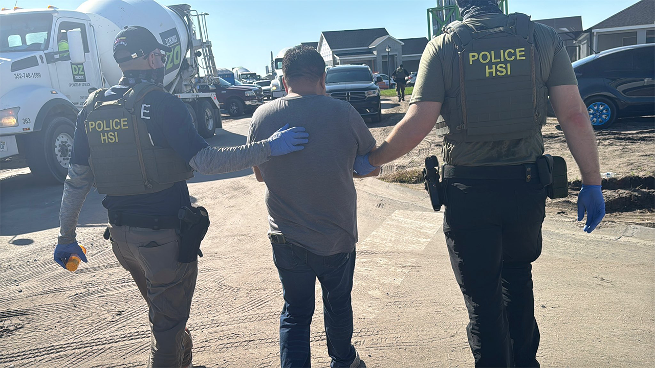 Dozens of illegal immigrants dragged out of construction sites in Florida