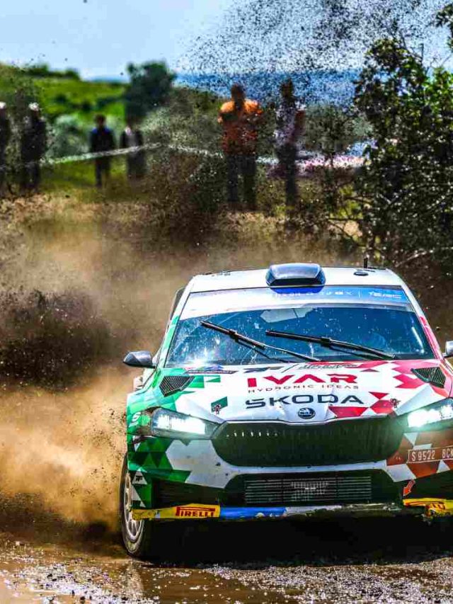 ERC, Hungria Larry: Andrea Mabellini lidera após um dia torcido
