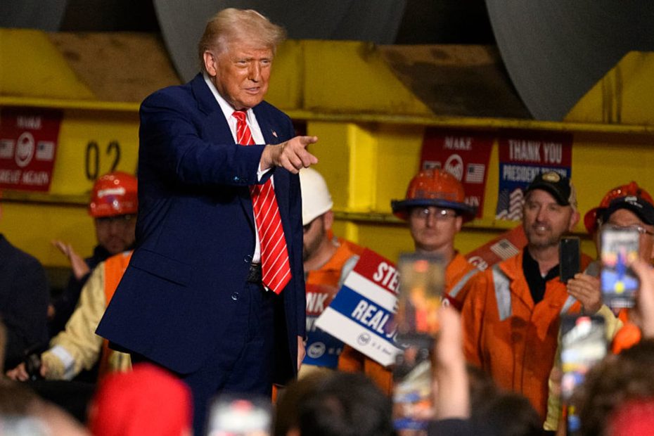 EU responds to Trump raising steel tariffs to 50%