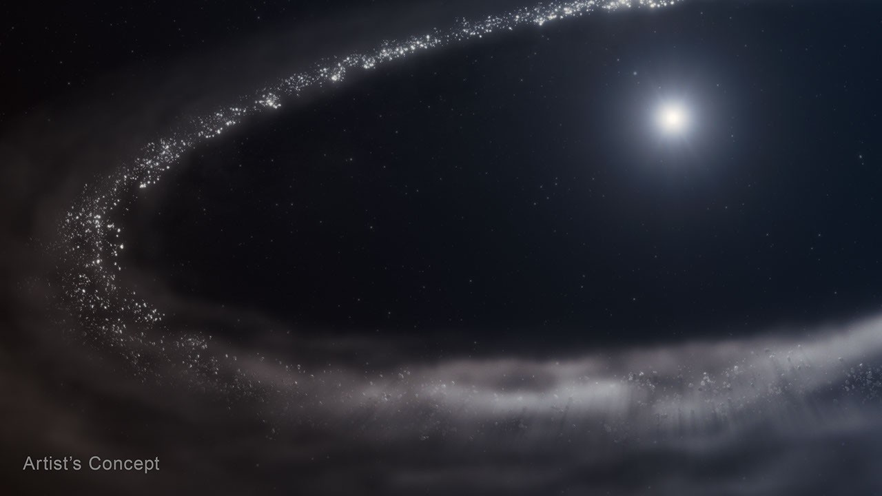 First: NASA Webb determines frozen water in young galaxies