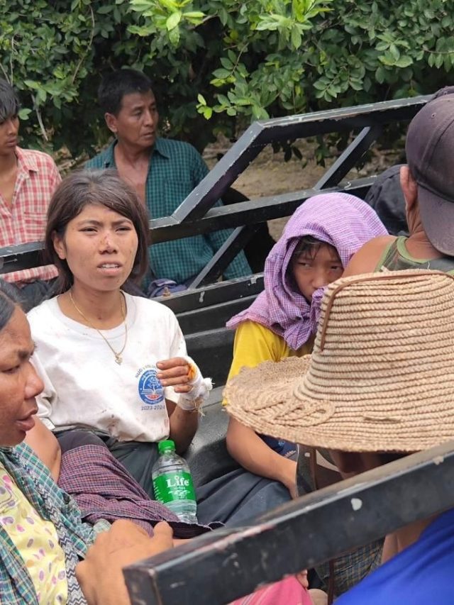 Funeral ceremony for students in Myanmar and killed in school airstrike