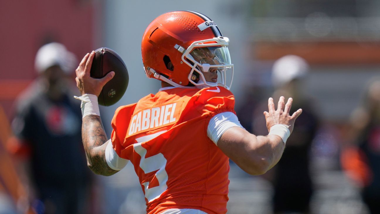 Gabriel embraces joining Sanders in Browns QB game
