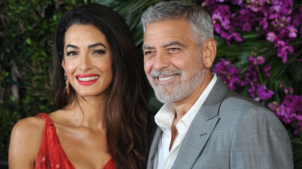 George Clooney, wife Amal