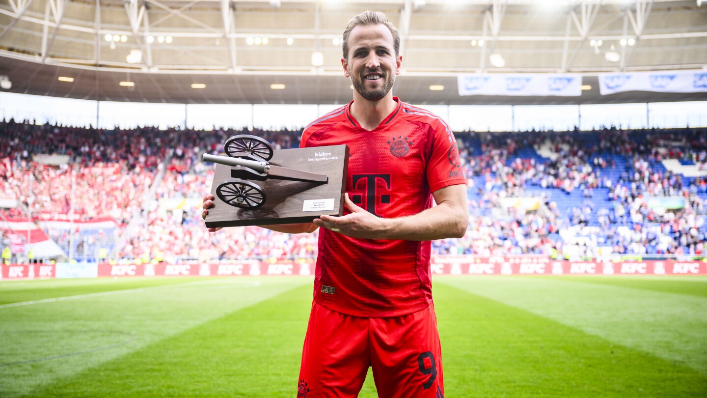 German Bundesliga Final Table – Bayern wins the league's standings, Harry Kane