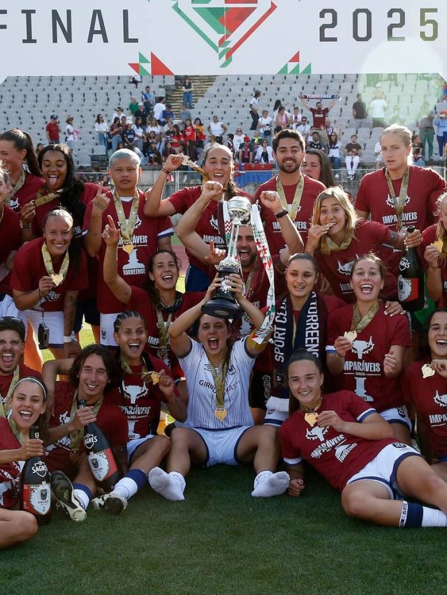 Há uma história inesperada em Jamor: Torrerense vence a Copa das Mulheres