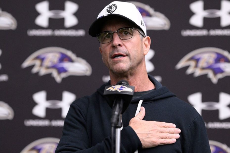 Harbaugh - The Ravens' football-based work is "football-based"