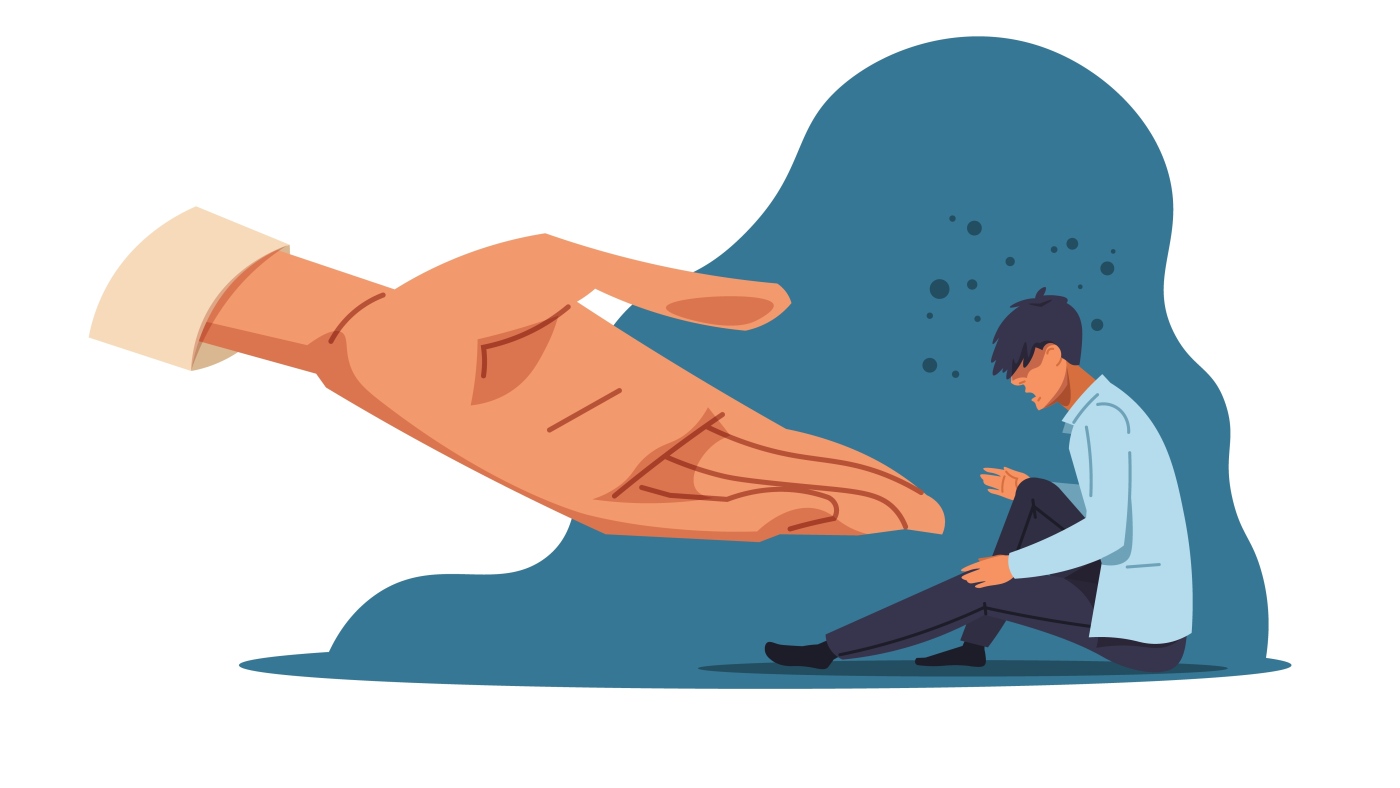 He is experiencing mental illness. Then his boss stepped in: NPR