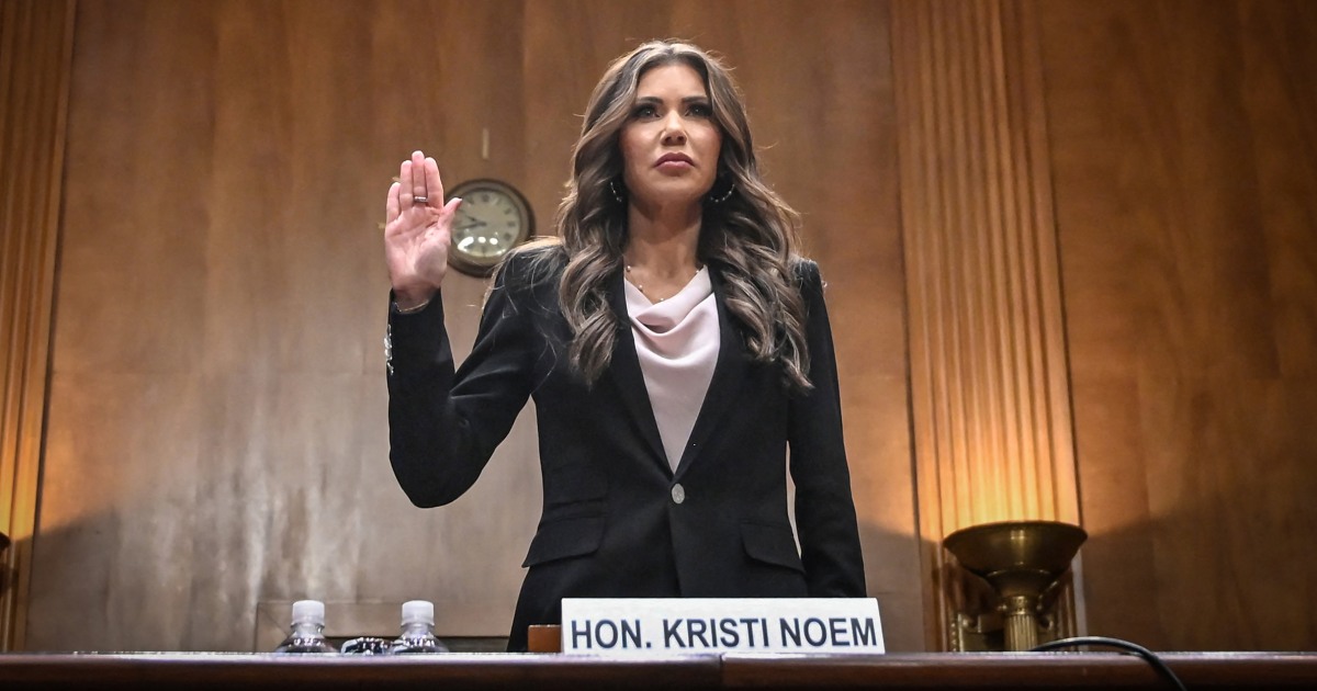Homeland Security Secretary Kristi Noem works to define habeas protection at Senate hearing