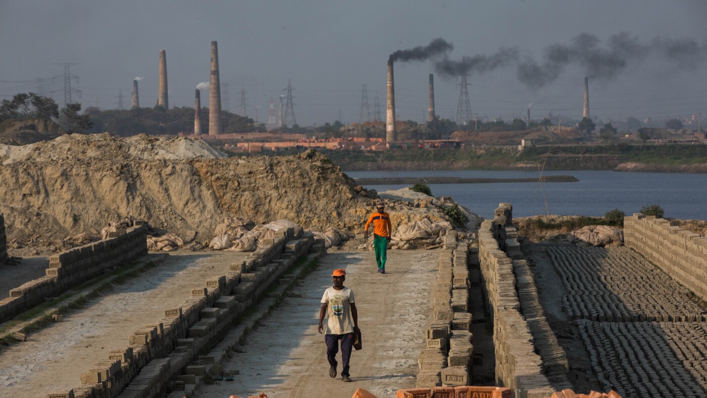 How brick buildup affects air quality in Bangladesh: goats and soda: NPR