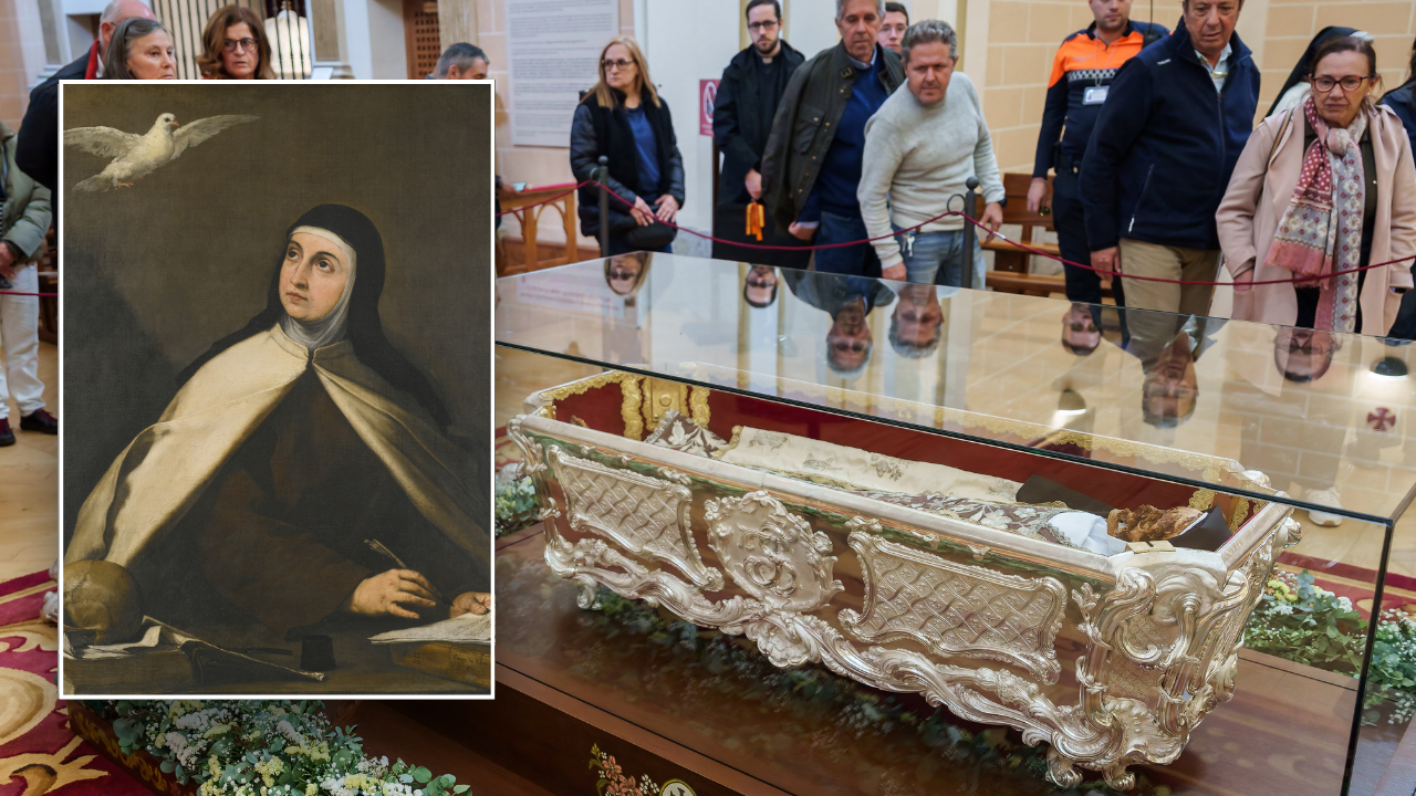 Hundreds of years after the death of Saint St. Teresa in Avila