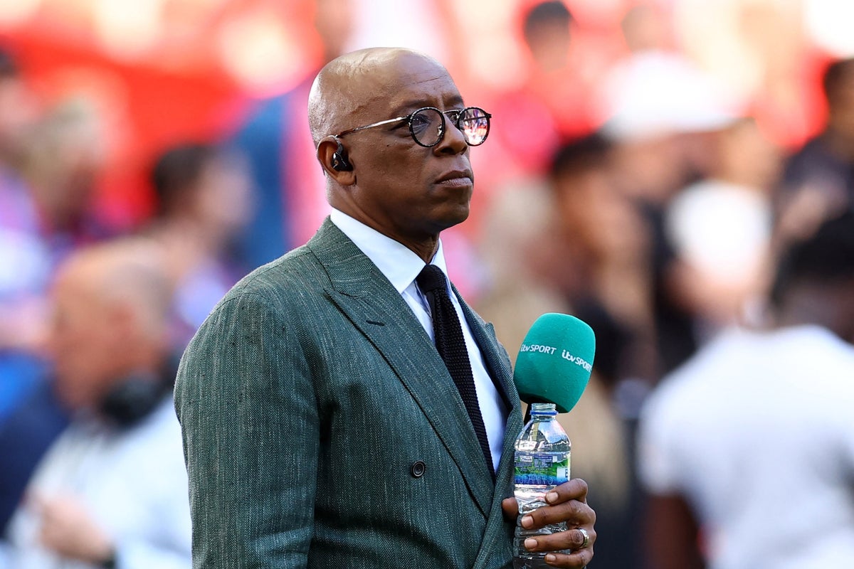 Ian Wright and Wayne Rooney