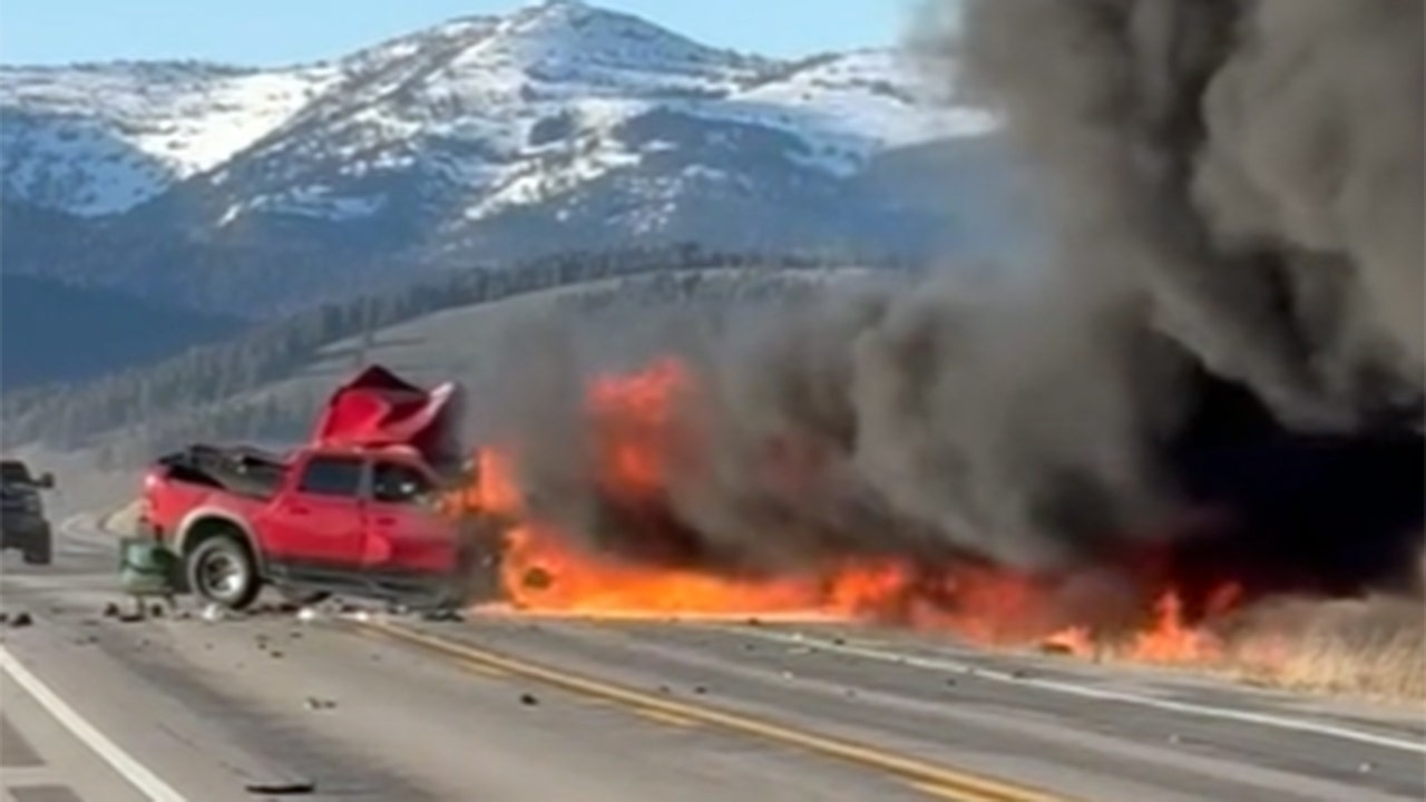 Idaho police say trucks cross the line and then cause a fatal crash near Yellowstone