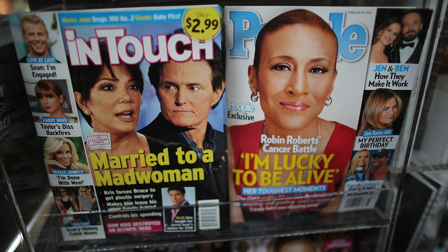 In contact, life and style, women's magazines are closer and first