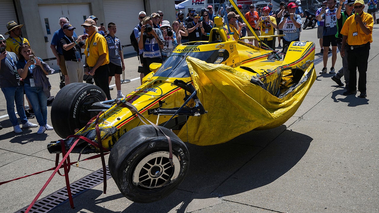 Indy 500's practice becomes dangerous as McLaughlin flips the car in a violent accident