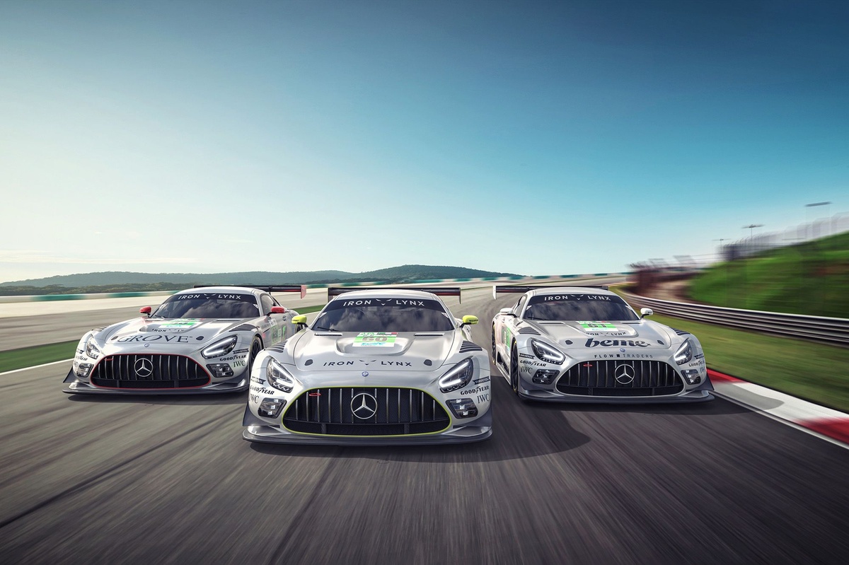 Iron Mountain Lyx Special Mercedes Silver Arrow Painting in Le Mans 2025