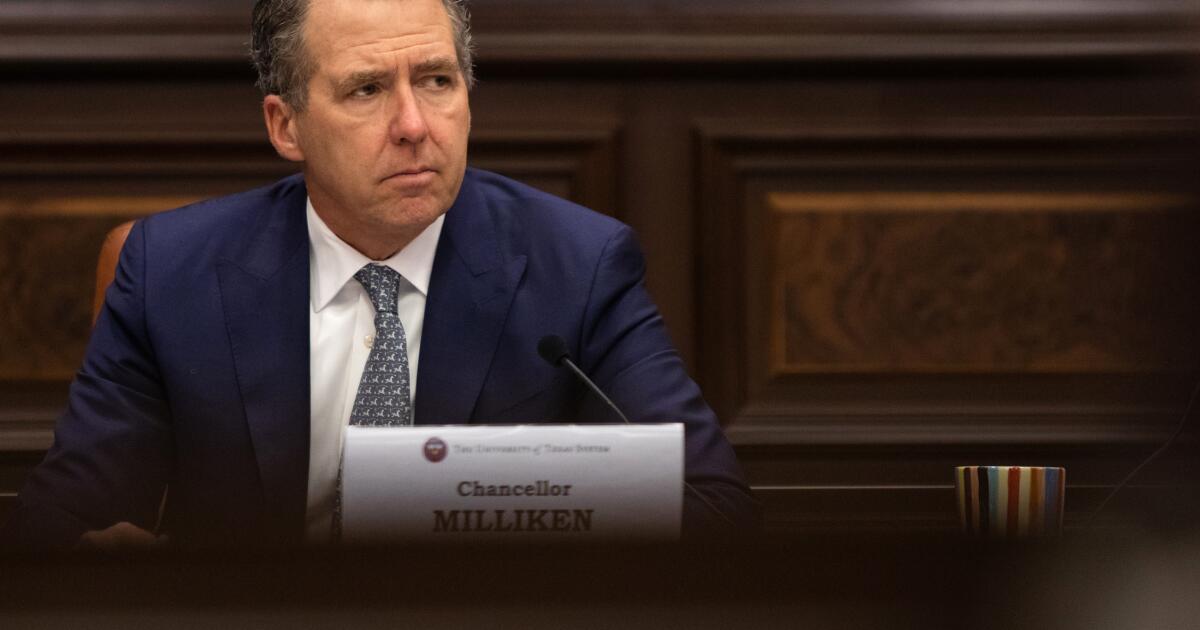 James B. Milliken, Secretary of the University of Texas System