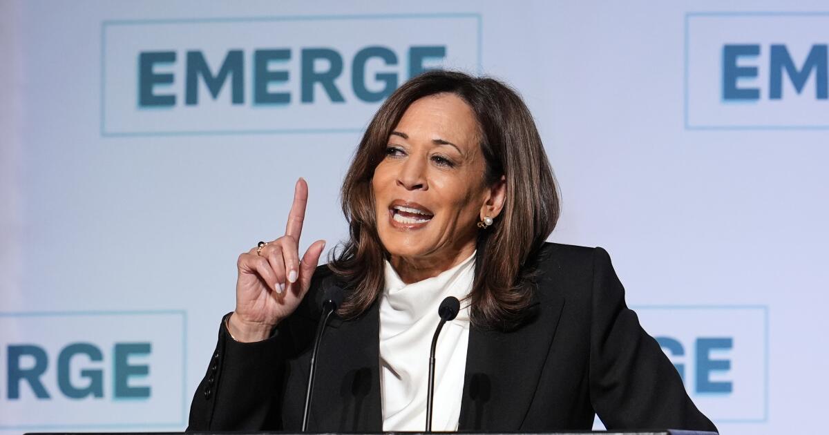 Kamala Harris explodes Trump policy in key speech after leaving office