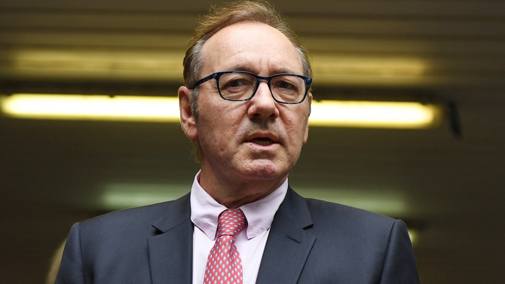 Kevin Spacey made a surprise appearance in Cannes to accept the award