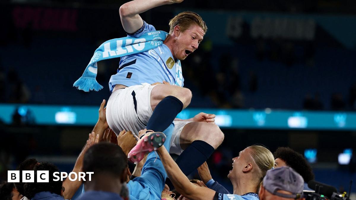 Kevin de Bruyne: Manchester City's 'genius' bid farewell at Etihad Stadium