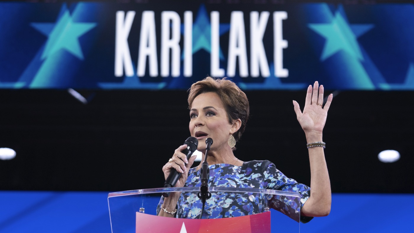 Lake Kari says American voices rely on pro-Trump oan: NPR