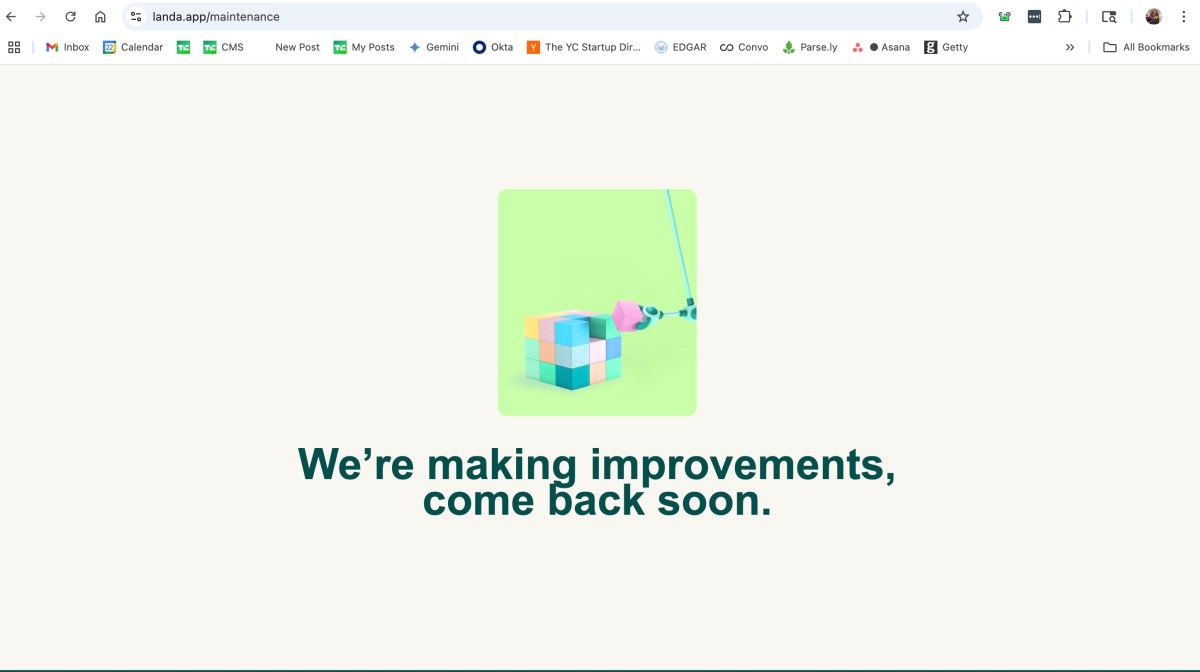 Landa promises to invest in real estate investments for $5. It's dark now.