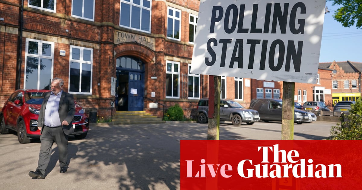 Local elections: Polls from voters heading to the UK – British Politics Live | Politics