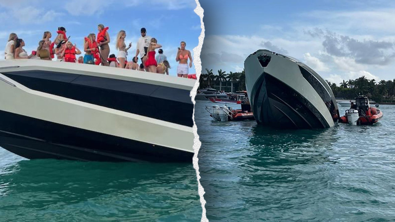 Luxury Lamborghini Yacht from Miami Beach, 32 passengers rescued