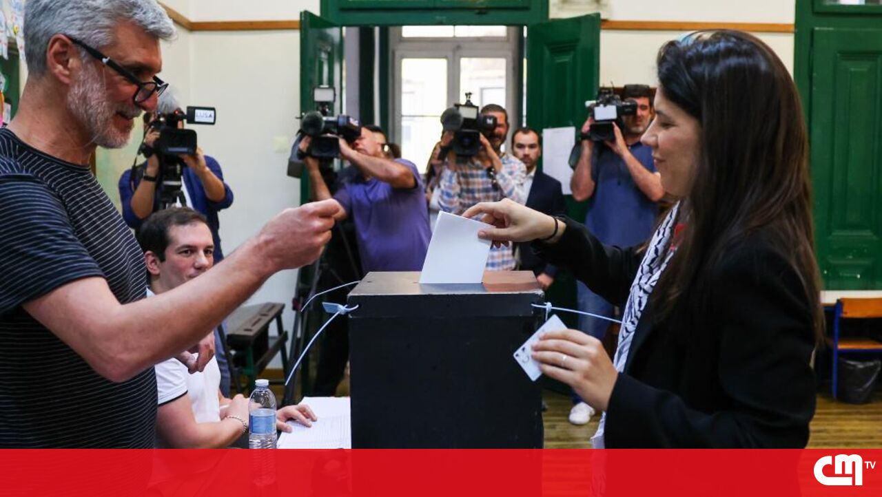 Mariana Mórtaga votos em Lisboa “muito confiante” – vídeo