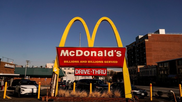 McDonald's U.S. sales have dropped most since the 2020 pandemic