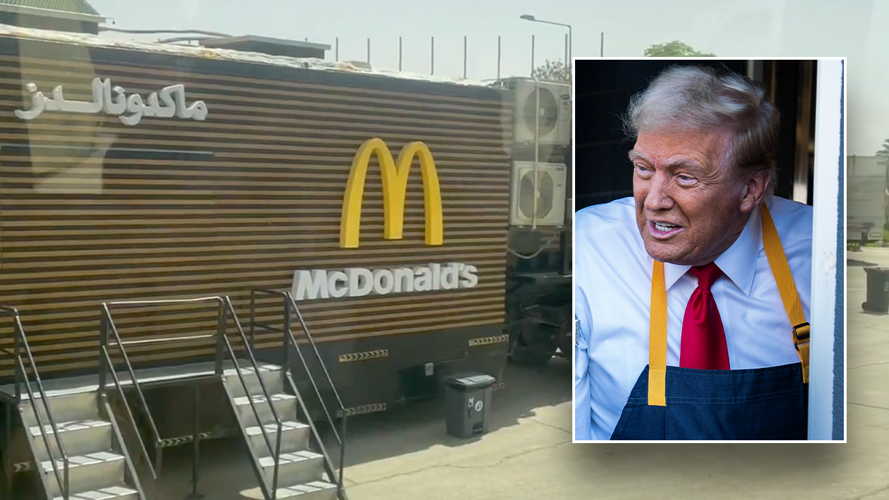 McDonald's mobile food truck deploys for President Donald Trump's trip to Saudi Arabia