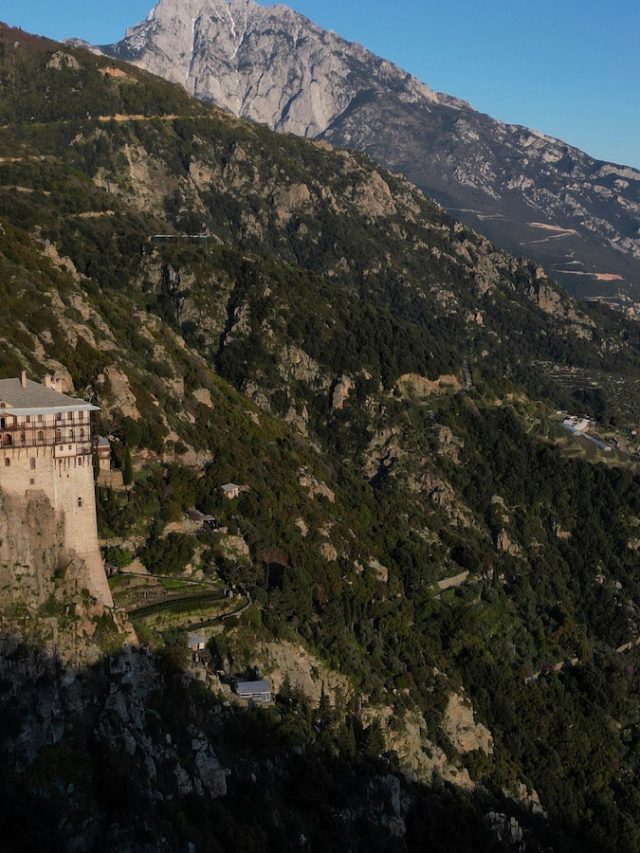Meet Simonos Petra Ronastery in northern Greece