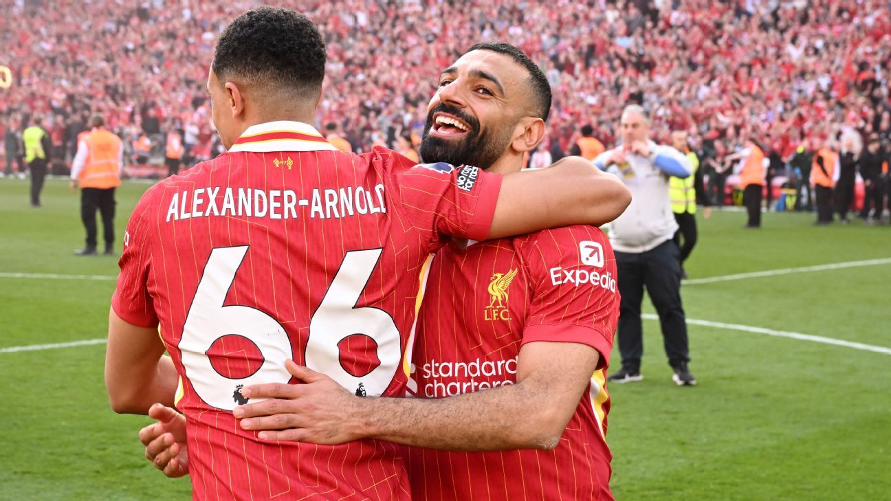 Mohamed Salah begs fans for Trent Alexander-Arnold to say goodbye