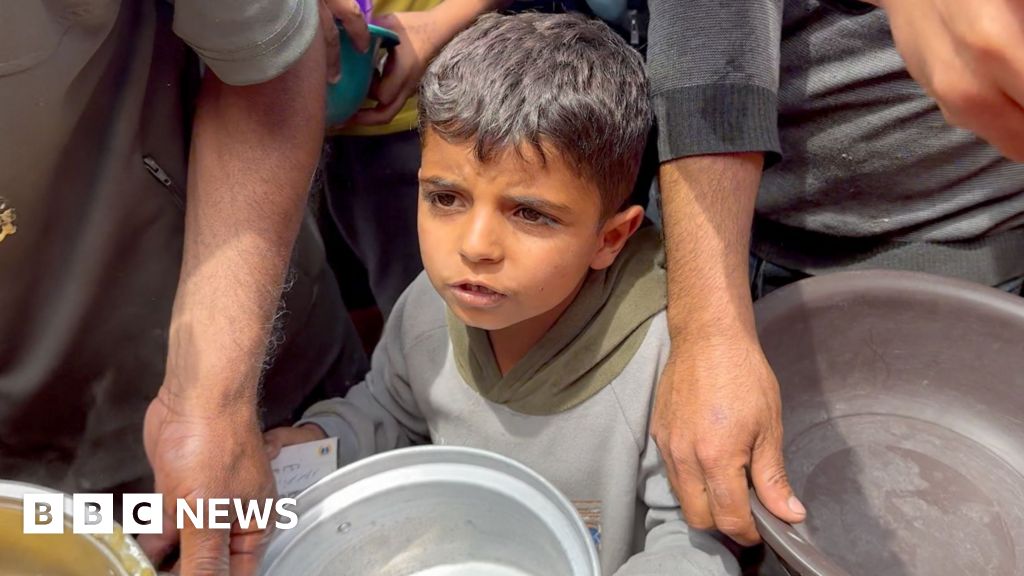“My kids are hungry,” the Gaza native told the BBC