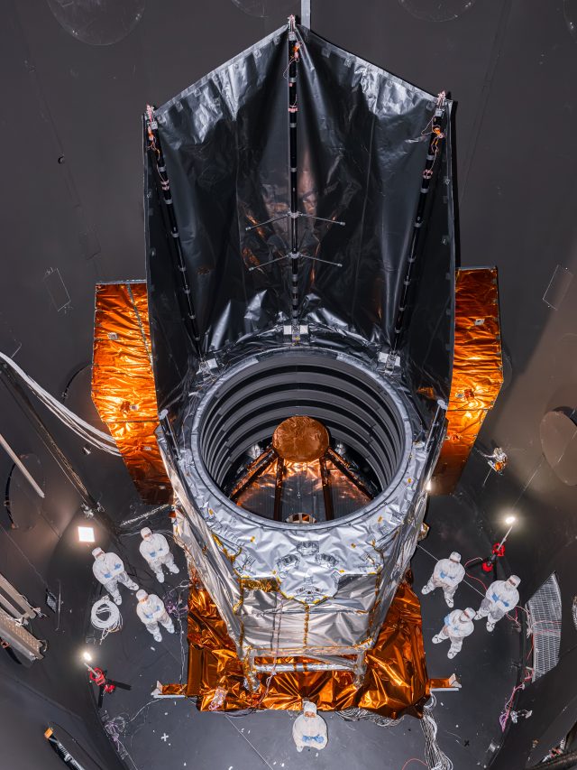 NASA's key parts of the Rome Space Telescope to clear the thermal vacuum test