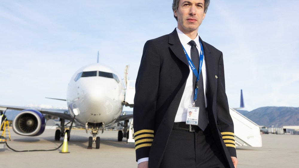 Nathan Fielder lands on the plane