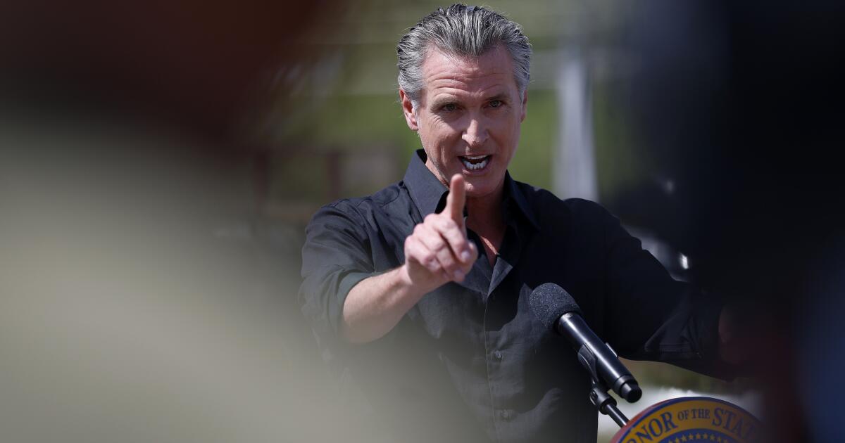 Newsom says recruiting older minors should be a felony in California