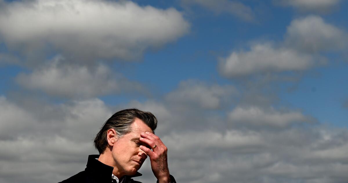 Newsom's White House is undermined by Tepid California poll