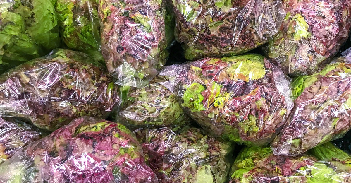 Now isn't the time to eat bags of lettuce