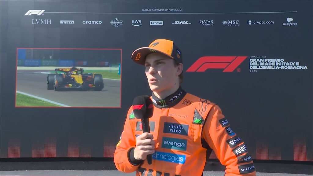 O GP de Emilia Romagna F1, Oscar Pistri: “Estou pagando muito cedo”