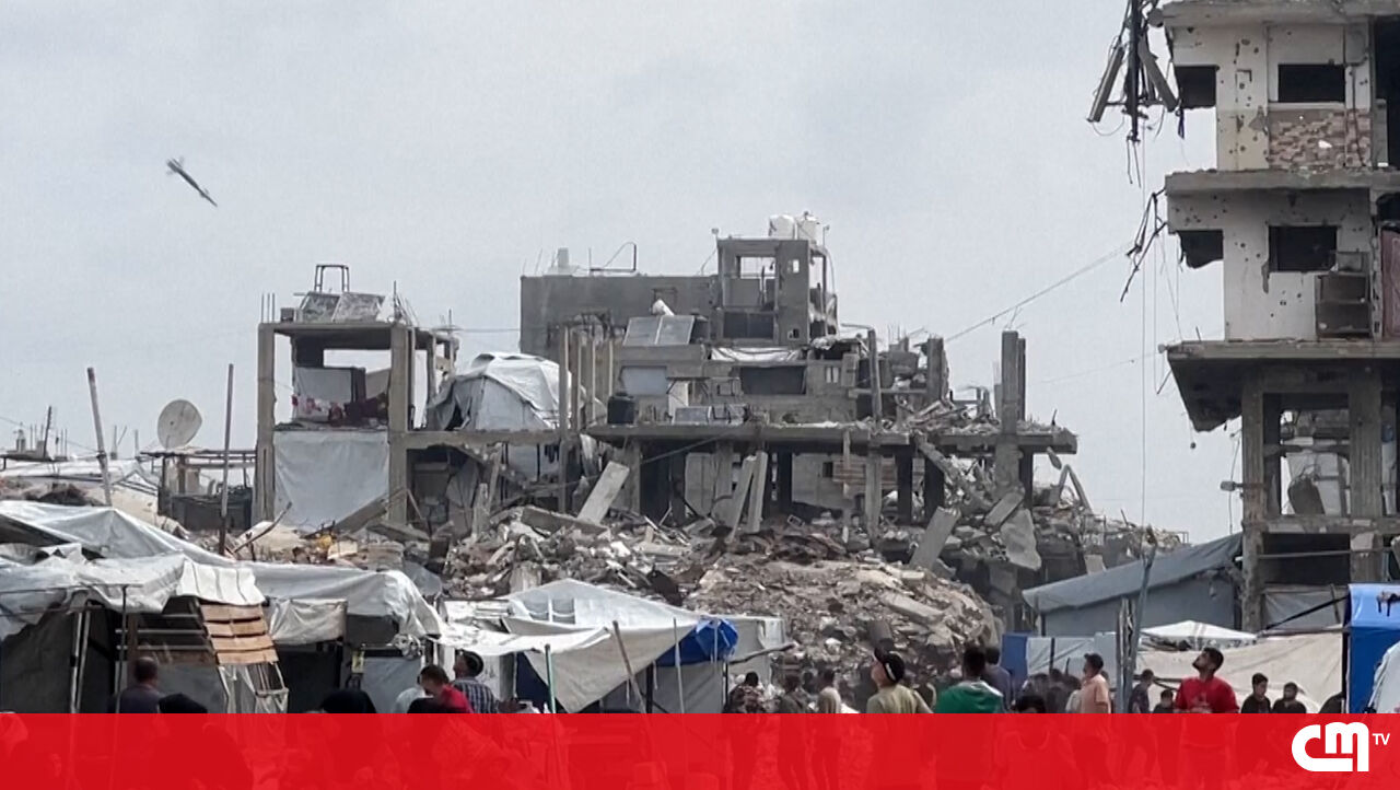 O momento em que o ataque aéreo chega ao edifício Gaza – vídeo
